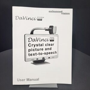 Enhanced Vision DaVinci HD OCR User Manual Instruction Guide MAN-1500-00 X1 2012